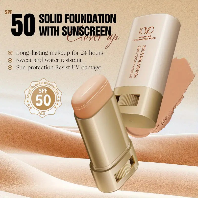 SPF 50 Sunscreen Tinted Foundation Stick