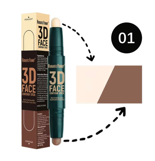 Dual‑Ended Contour & Highlight Stick – Shade 01